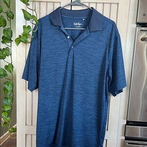 Walter Hagen Men's Blue Polo Shirt